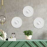 Set de Espejo Redondo en Forma de Flor