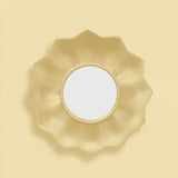Set de Espejos Diseño Flor, Marco color Beige 3 pza.