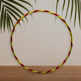 Hula Hoop de PlÃ¡stico color Rojo con Dorado
