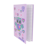 Libreta de Pasta Dura con 96 Hojas, Búho