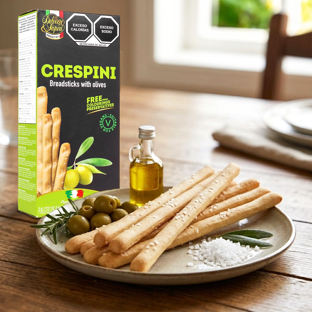 Crespini, Aceituna, 125 gr