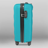 Maleta de Viaje Voyza, Color Aqua, 37x23x55cm