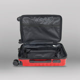 Set de Maletas de Viaje Líneas, color Rojo: ¡Llévate 3 y paga 2!, 37x23x55cm