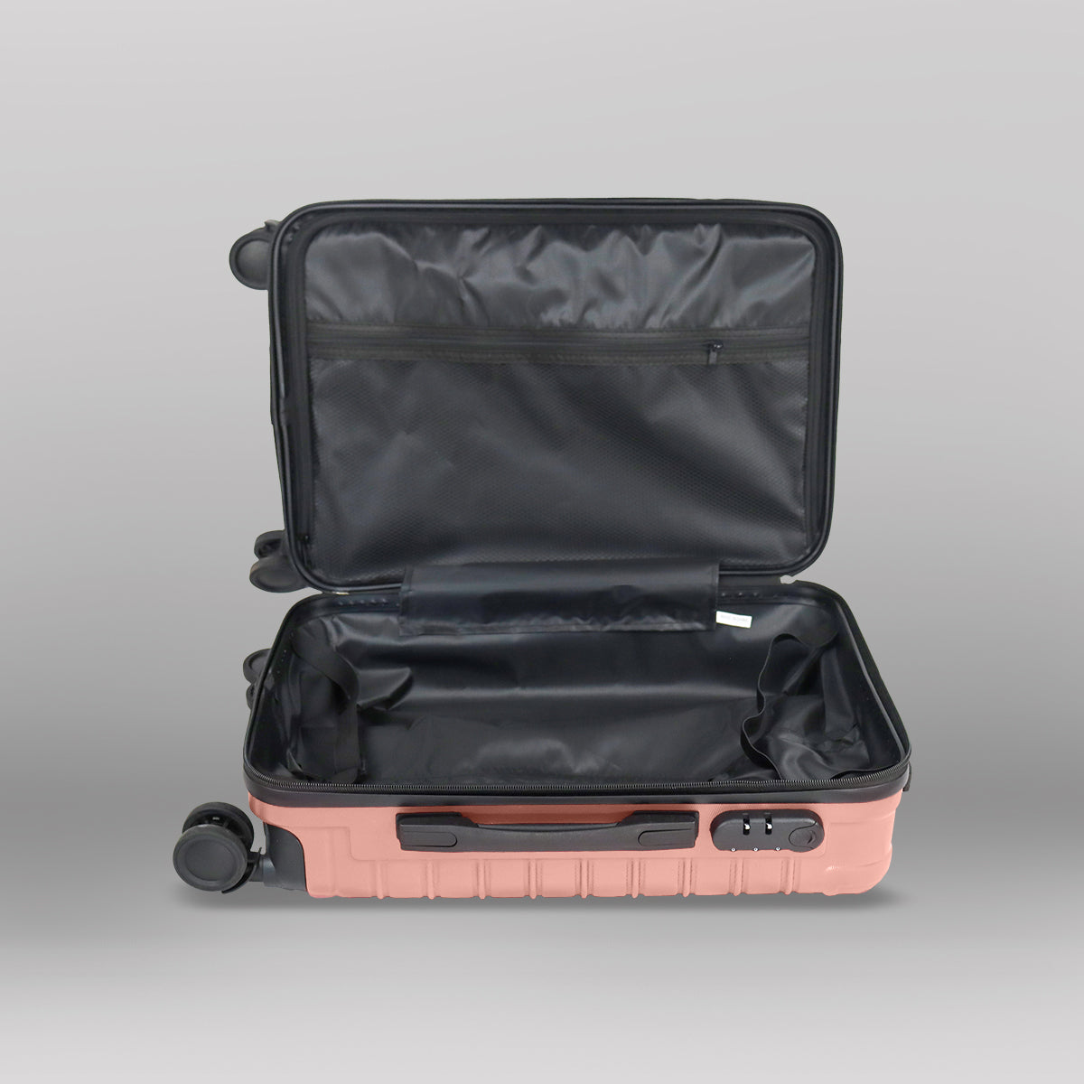 Maleta de Viaje Líneas, color Rosa 37x23x55cm