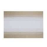 Mantel Individual para Comer color Oro con Blanco 30x45cm