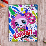 Libro para Colorear, Kawaii Antiestrés, 48 páginas