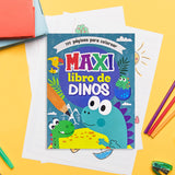 Libro para Colorear de Dinosaurios 144 pg.