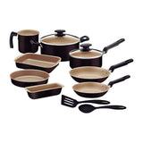Batería de Cocina Tramontina 12 Piezas Negra 27899-484