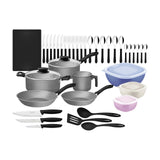 Batería de Cocina Tramontina Coimbra 44 Piezas Gris 28399602