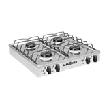 Parrilla de Gas Alfamex 4 Quemadores Blanco 312