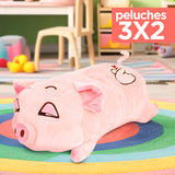 Kit de Peluche de Puerquito Color Rosa ¡Llévate 3 y paga 2!