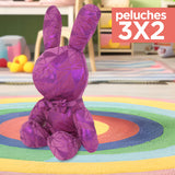 Kit de Peluche, Conejo, Color Fucsia ¡Llévate 3 y paga 2!