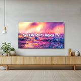 Televisión Pantalla 75 Pulgadas Sharp Roku TV QLED 4K UHD 4TC75HM6320U