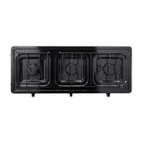 Parrilla de Gas Alfamex 3 Quemadores Negra 611