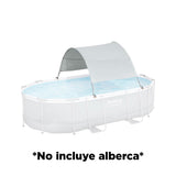 Sombrilla de Dosel de Piscina Redonda, Flowclear