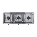 Parrilla de Gas Alfamex 3 Quemadores Negra 612