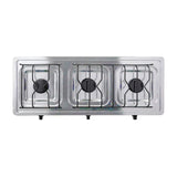 Parrilla de Gas Alfamex 3 Quemadores Blanco 612