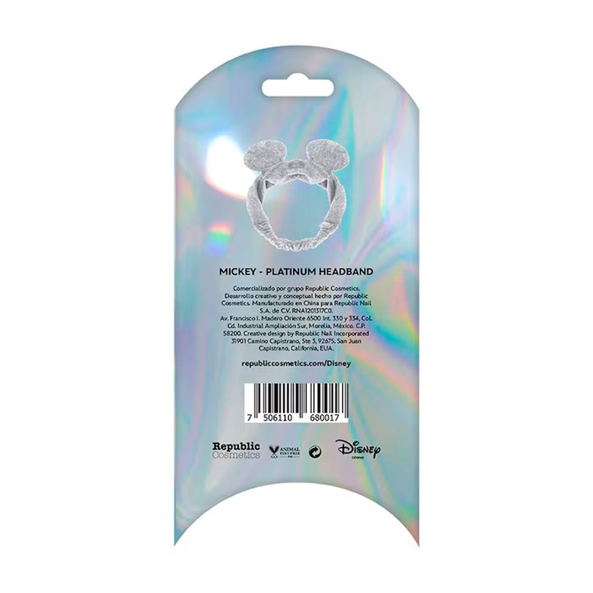 Banda para el Cabello EdiciÃ³n Platinum "Mickey", Disney 100