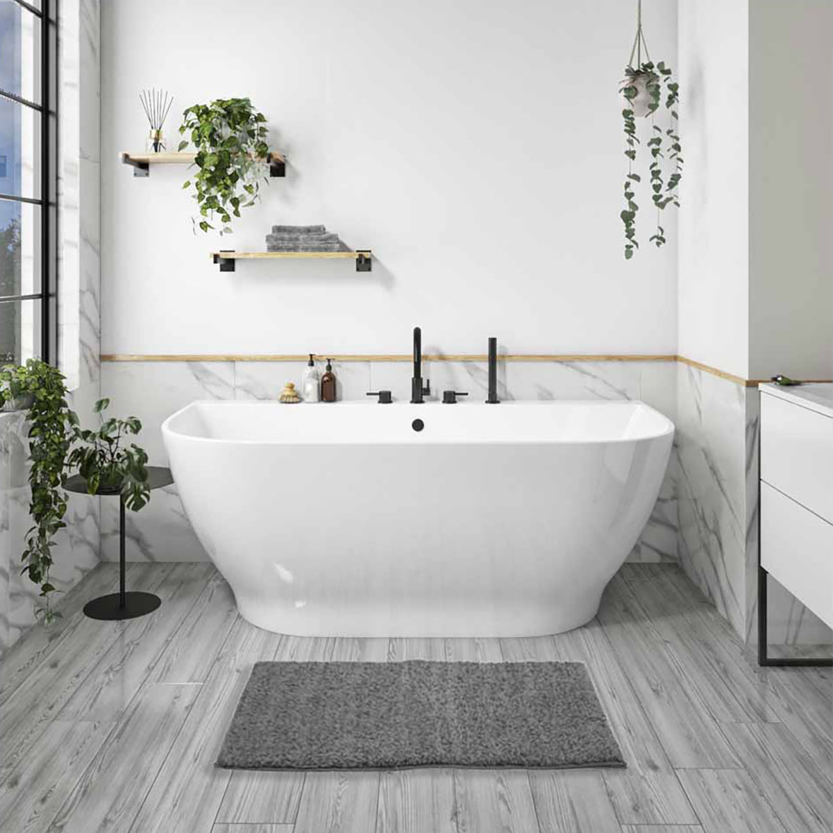 TAPETE SOFT HOME OXFORD/GRIS 60X90 CM