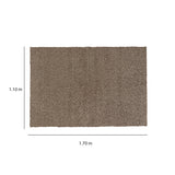 TAPETE SOFT HOME CHOCOLATE/BEIGE GRANDE 110X170CM