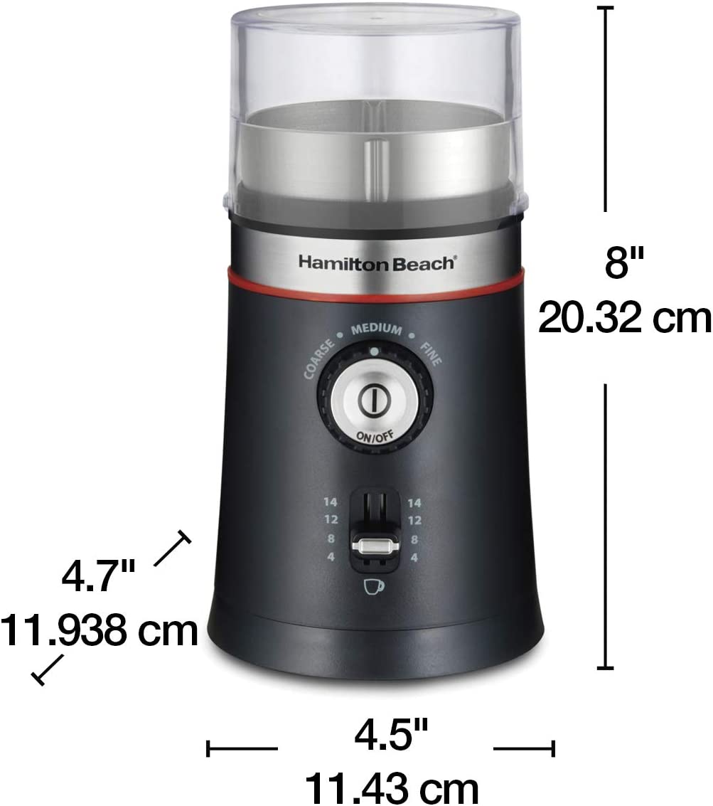 Molino Eléctrico para Café Hamilton Beach Negro 80393