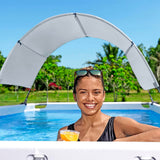 Sombrilla de Dosel de Piscina Redonda, Flowclear