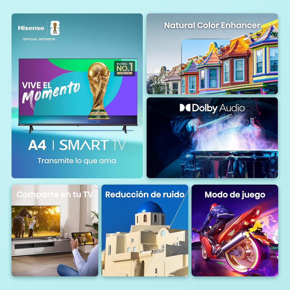 TELEVISOR MOD. 32A4NV SMART HD VIDAA