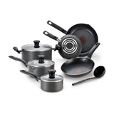 Batería de Cocina T-fal Initiatives 10 Piezas Negra B208SA64