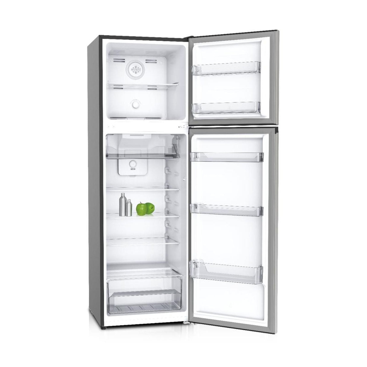 Refrigerador Inverter Daewoo 9 Pies Cúbicos Top Mount Gris con Despachador de Agua DRT-0920HSDI