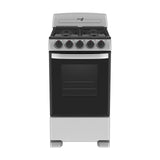 Estufa de Piso IEM 20 Pulgadas 4 Quemadores Gris EI5020BAPS1