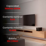 No Break UPS 1500VA-900W 8 contactos, ENERGIZER