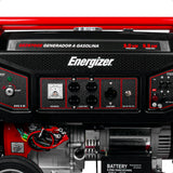 Generador de luz portátil 5.5 kW 389CC 25L Regulador Voltaje Arr Man ENERGIZER