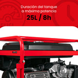 Generador portátil 6.5 kW 420CC 25L Regulador Voltaje Arr Man ENERGIZER GEZ8200EN