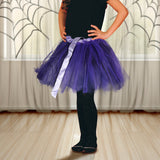 Falda de Tutú para Niñas, Halloween, Color Morado