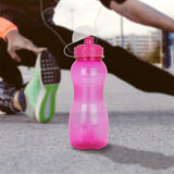 Botella color Fucsia de Plástico con Tapa, 500ml