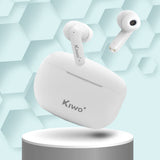 Audí­fonos Inalámbricos True Wireless Nai color Blanco, Kiwo