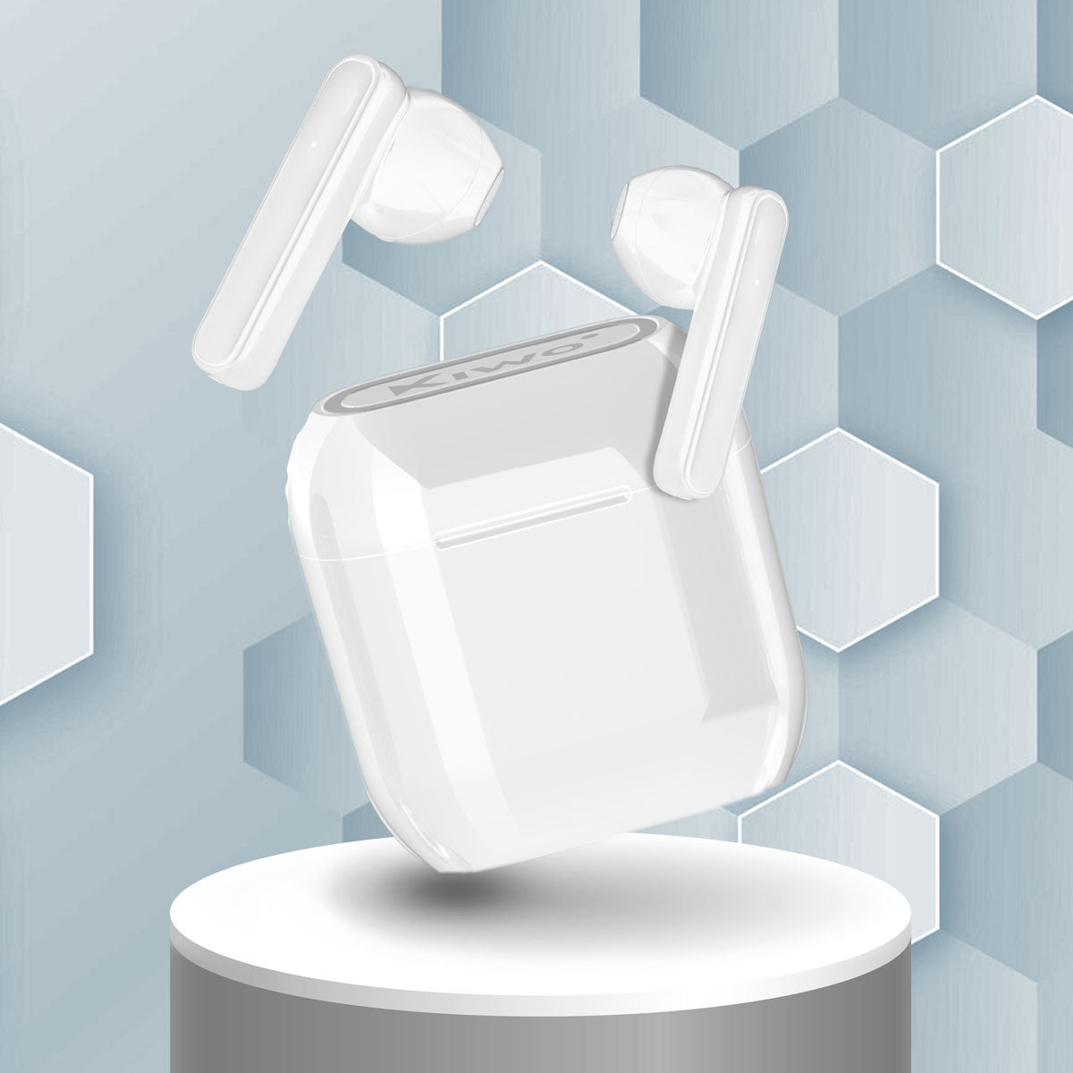 Audí­fonos Inalámbricos True Wireless Kumu color Blanco, Kiwo