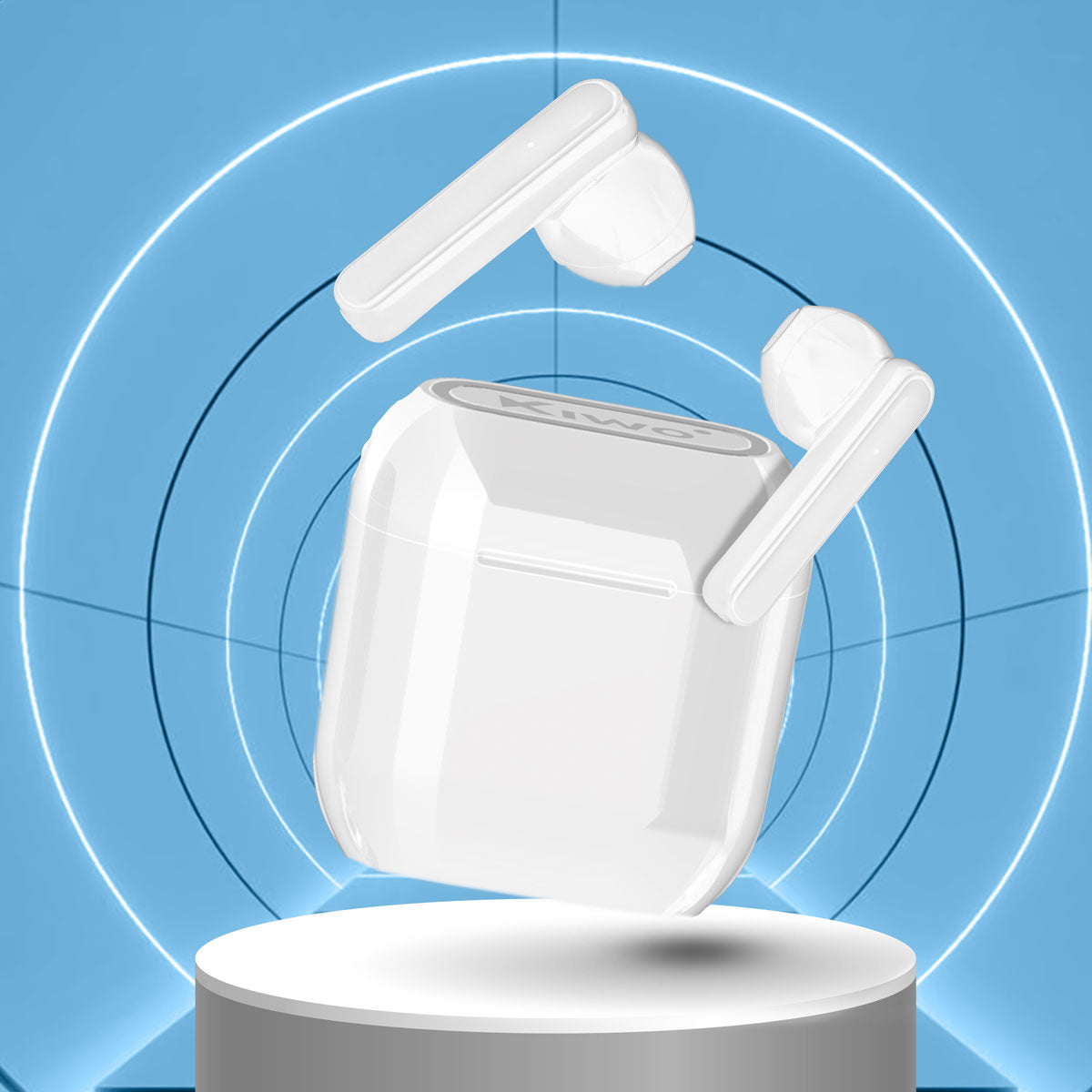 Audí­fonos Inalámbricos True Wireless Kumu color Blanco, Kiwo