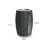 BOCINA MISIK MOD. MS278, PORTATIL TWS C/LUZ LED **