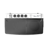 Lavadora Midea Twin Force Pulsator 19 Kilos Doble Tina Blanca MT100W190W