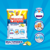 Detergente en Polvo Multiusos Maestro Limpio 1Kg