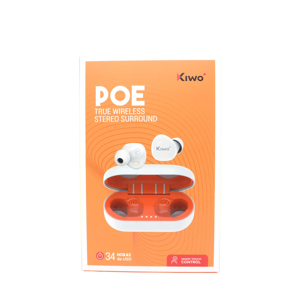 AudÃ­fonos InalÃ¡mbricos True Wireless Poe color Blanco, Kiwo