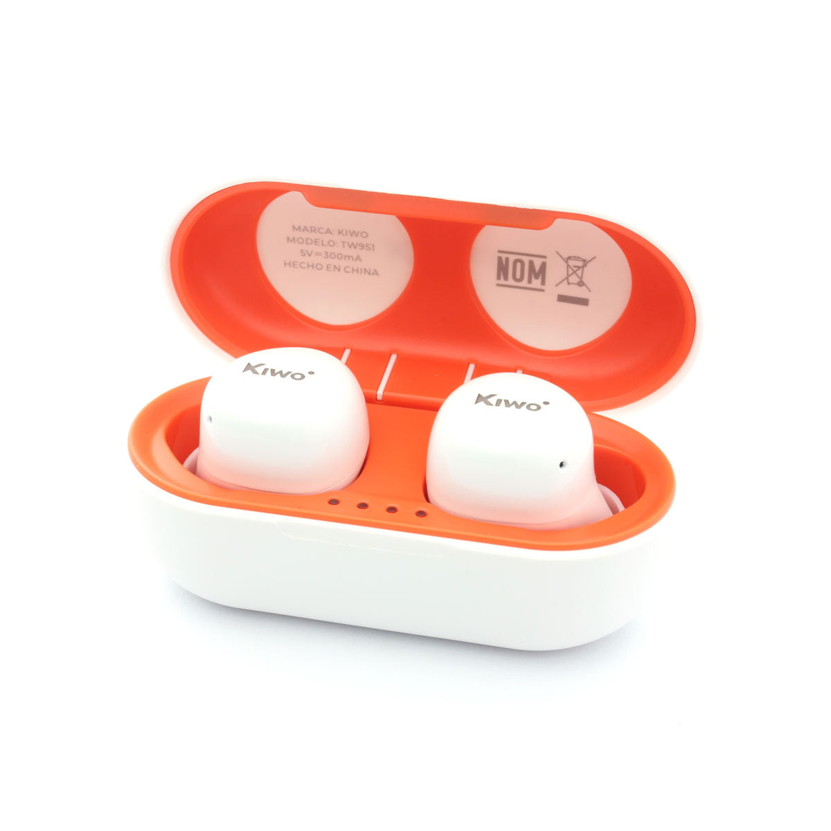 AudÃ­fonos InalÃ¡mbricos True Wireless Poe color Blanco, Kiwo
