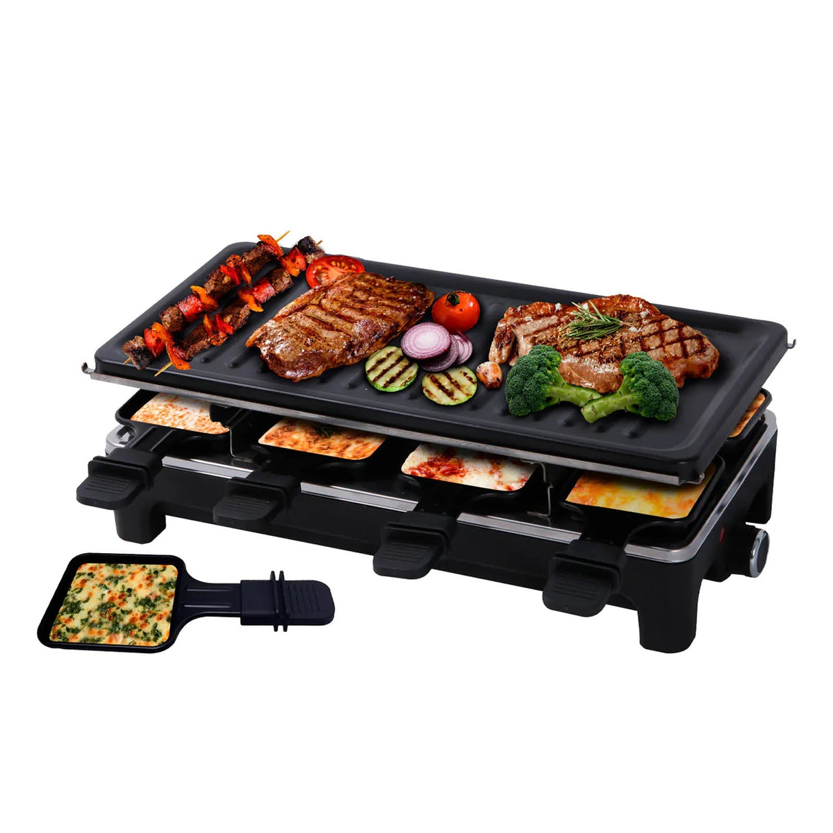 Parrilla Eléctrica Raclette Antiadherente RCA RC-47