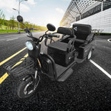 Kiwo, Triciclo Eléctrico para Pasajeros, Modelo BTY003, Color Negro