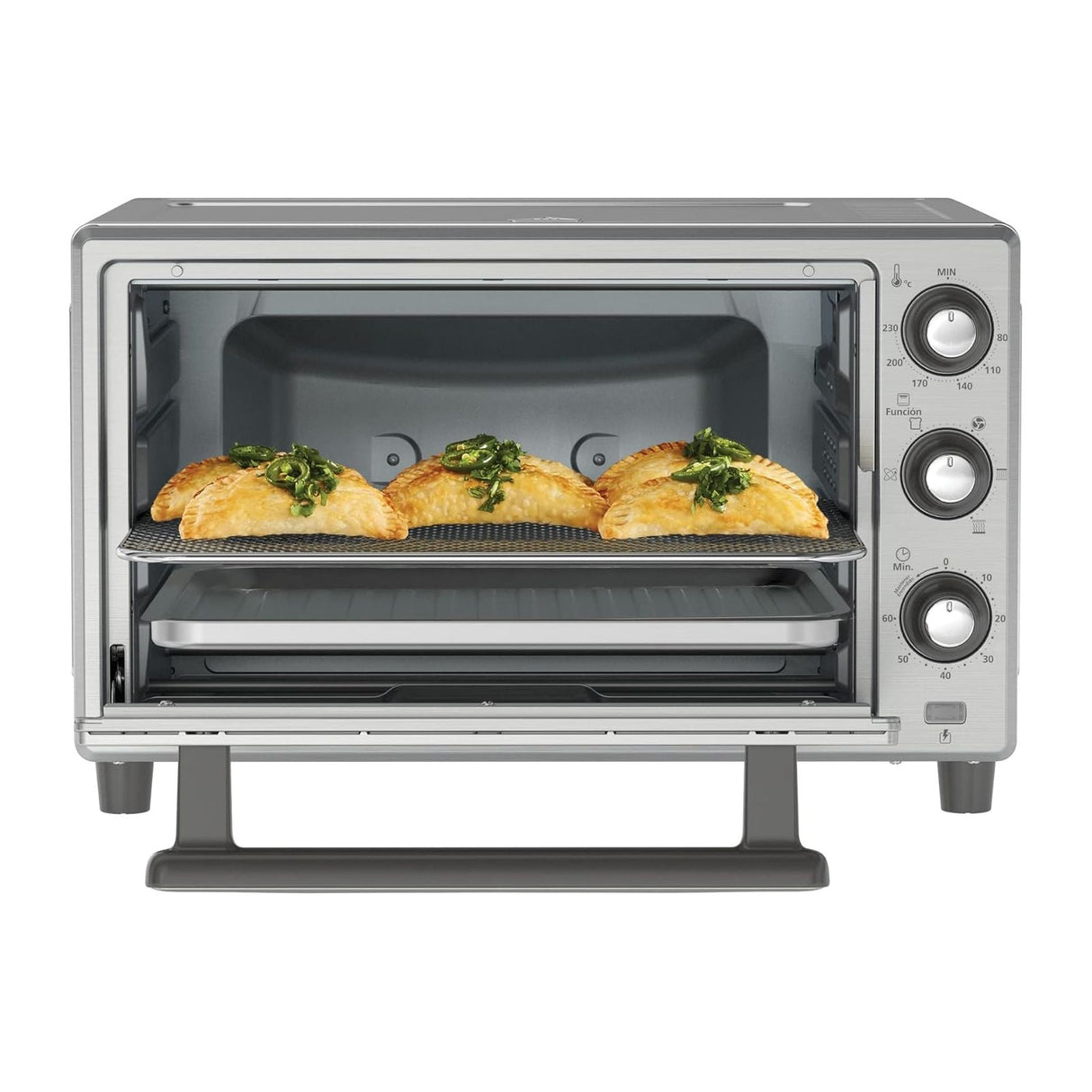Horno Eléctrico con Freidora de Aire Oster 35 Litros Gris TSSTTVLS35NS