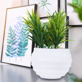 Planta Artificial con Maceta Blanca