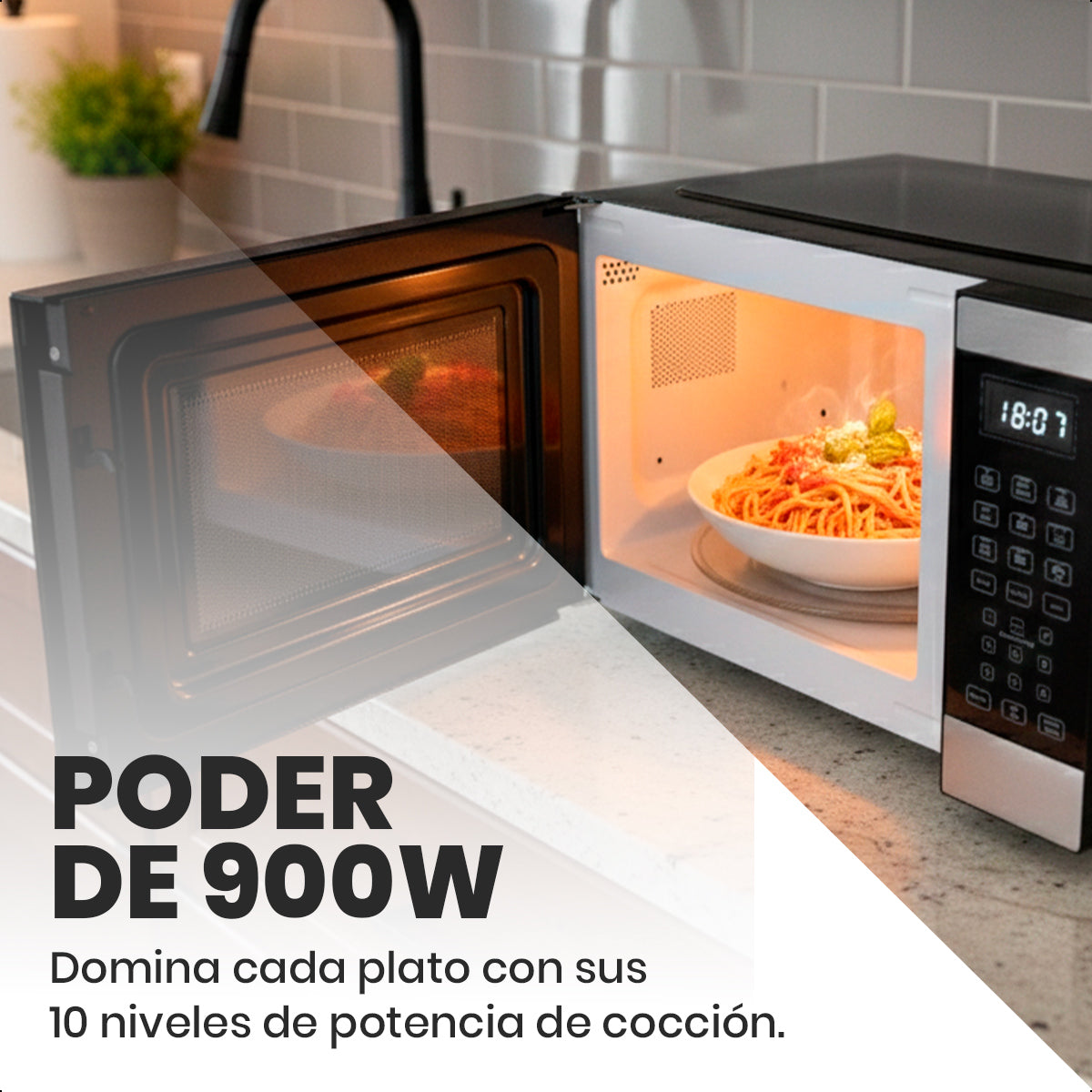 Microondas Westinghouse Digital 25L 10 Niveles de Potencia