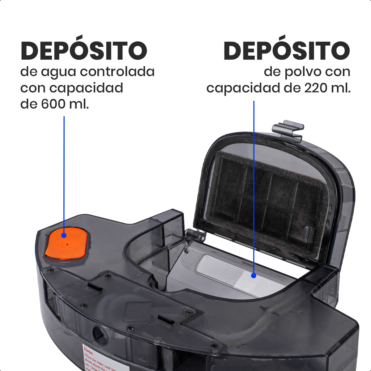 Robot Aspiradora Westinghouse 3 en 1 Aspira Barre Frega PRO