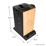 Hervidor Eléctrico de Bambú 1.7L con Control de Temperatura LED Westinghouse